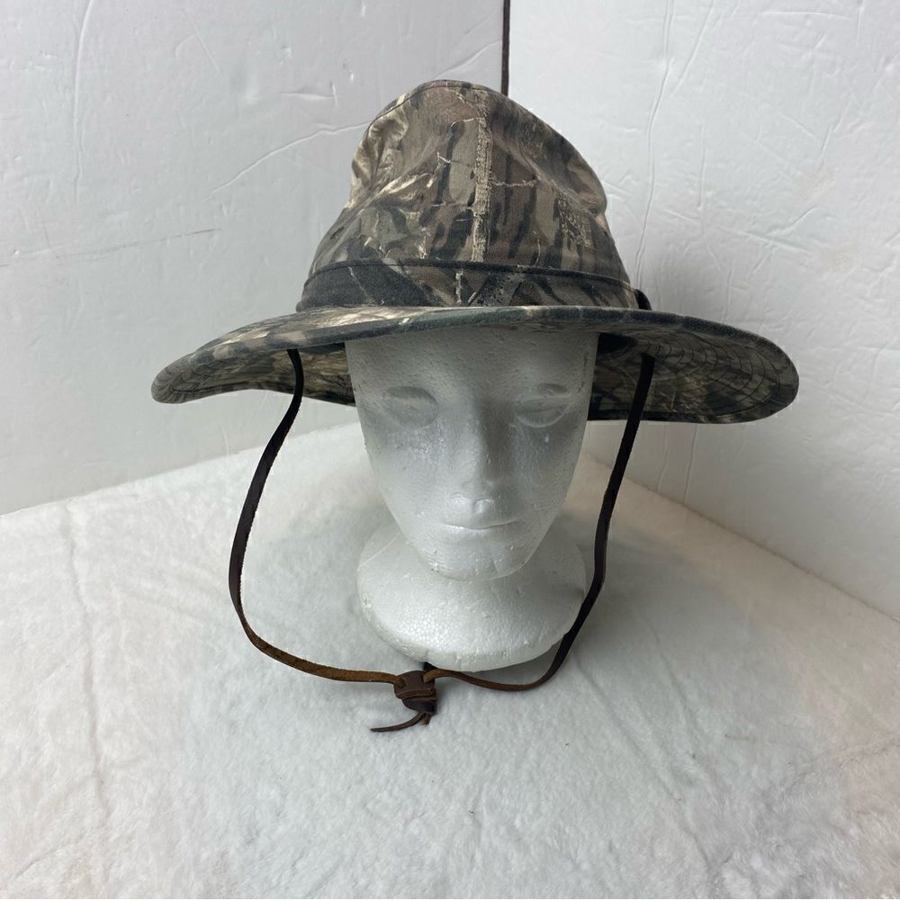 Outdoor Cap Company Mossy Oaks Camouflage Safari Style Hat Size Large